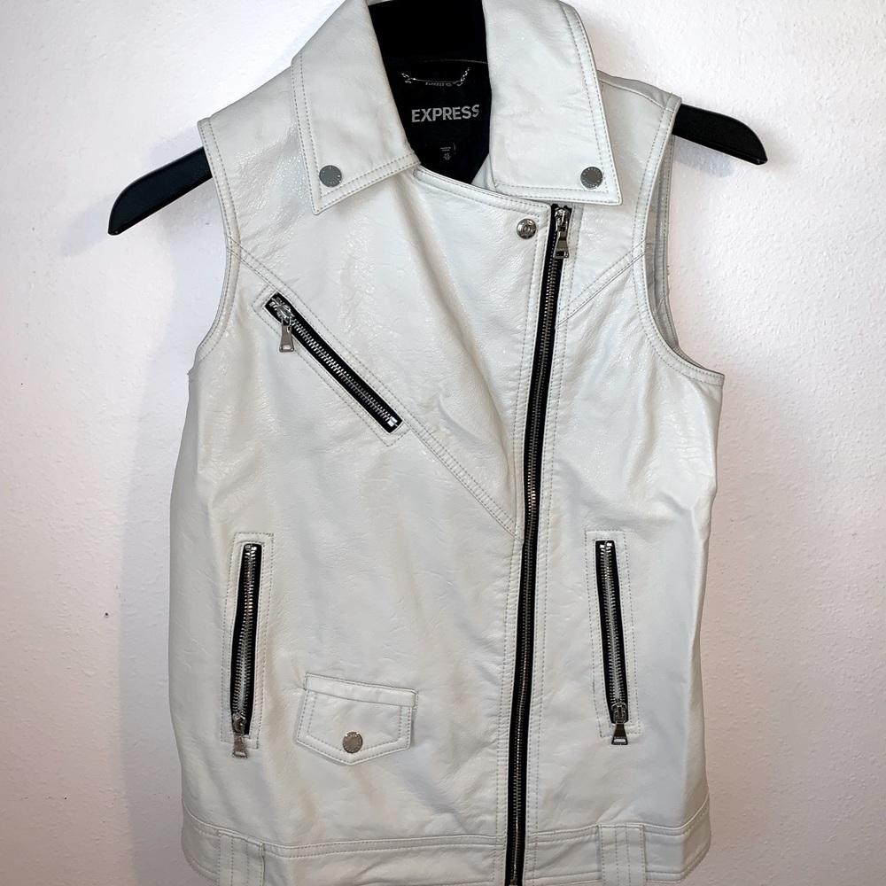 Faux Leather Vest